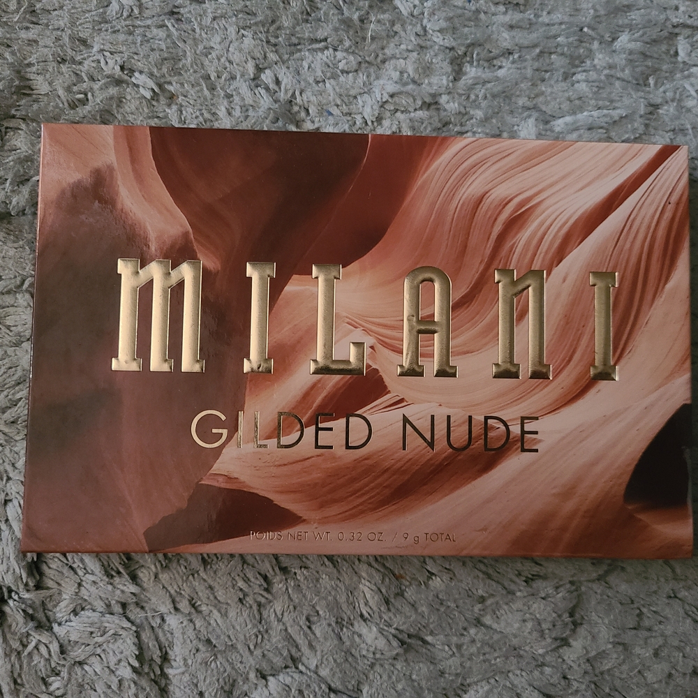 Milani Gilded Nude Palette with Warm Tones